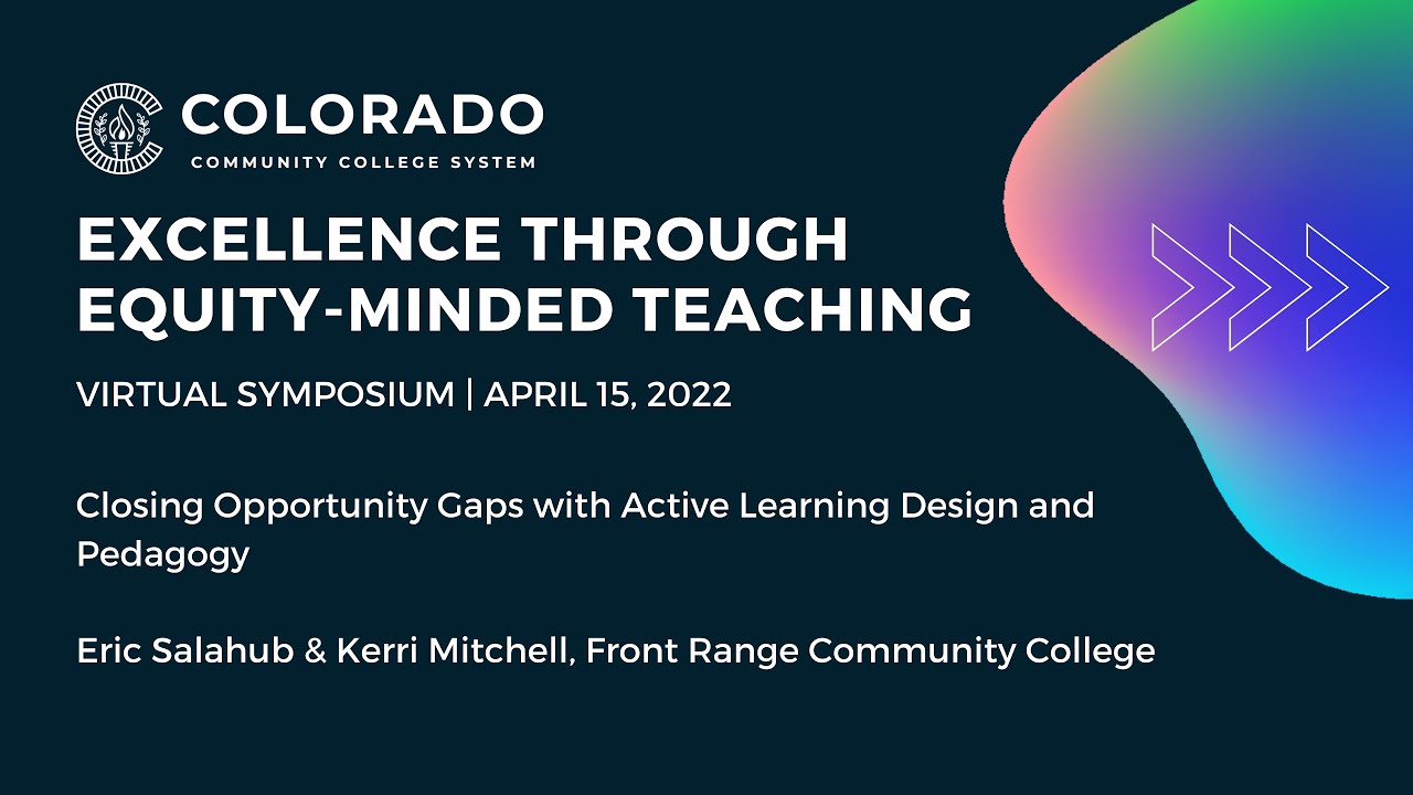 Closing Opportunity Gaps with Active Learning Design and Pedagogy