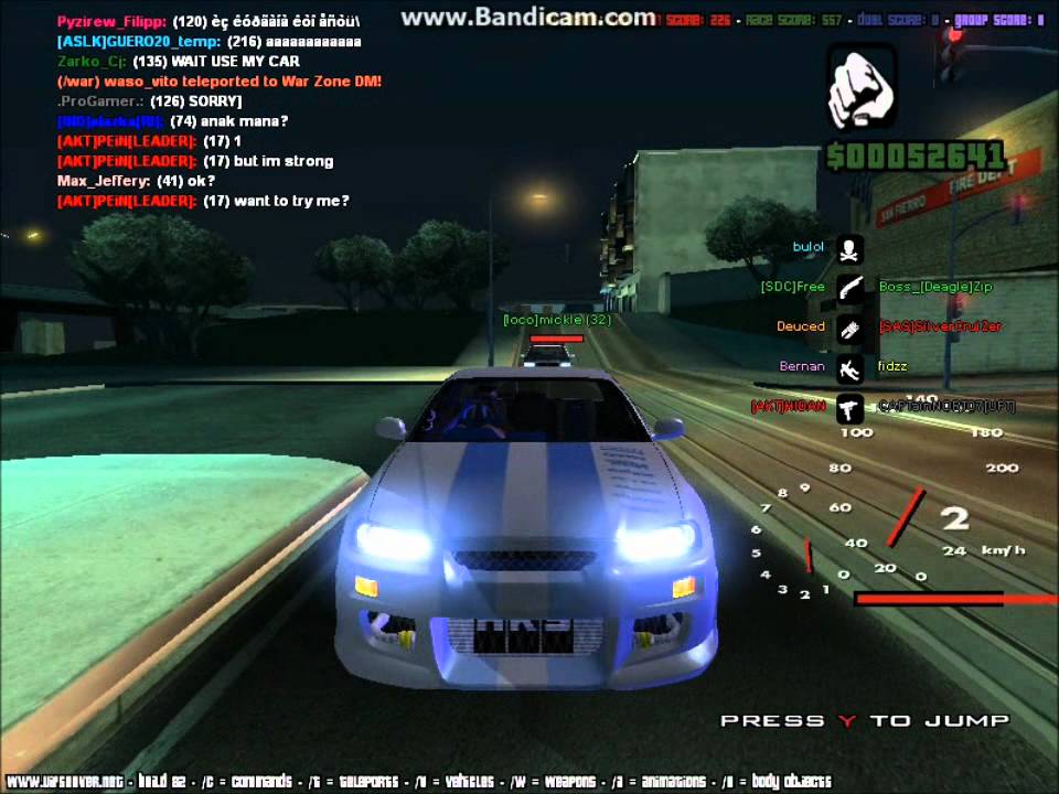 GTA SA - Fast 3 4 Furious (PART 2)