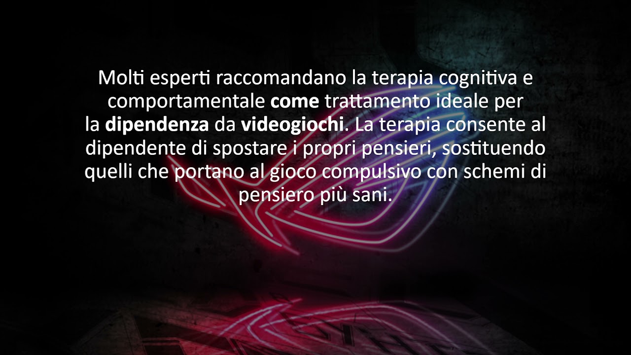 dipendenza dai giochi elettronici