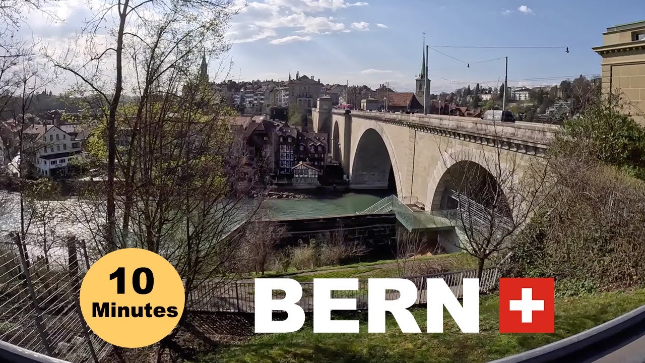Uncovering Switzerland's Sparkling Capital: Bern and the River Revealed in 4K! 🇨🇭