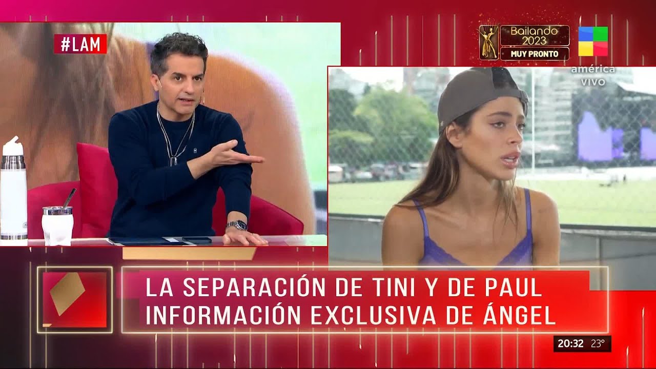 ÁNGEL DE BRITO HABLÓ con TINI de su SEPARACIÓN de RODRIGO DE PAUL: 