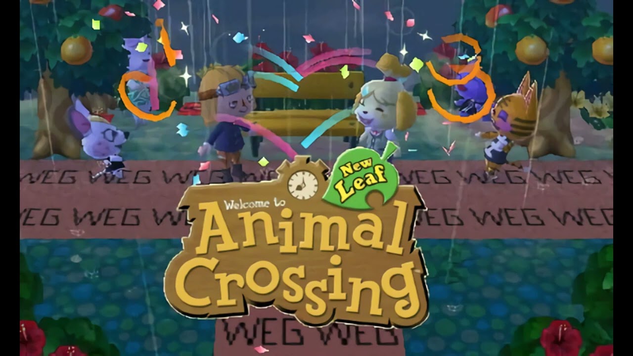 Animal Crossing New Leaf (1AM) - Mashup (+Rain) [18.07.2018]