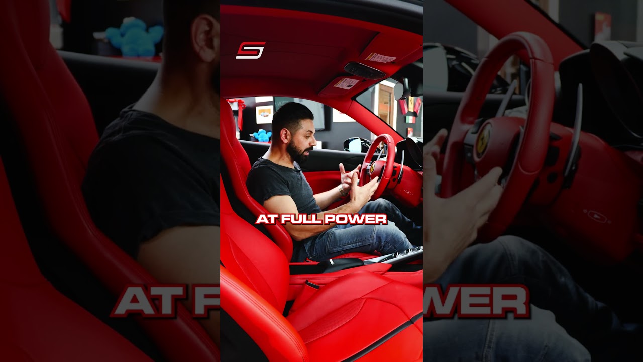 INSIDE OF FERRARI F8 TRIBUTO | STUDIO MOTORS