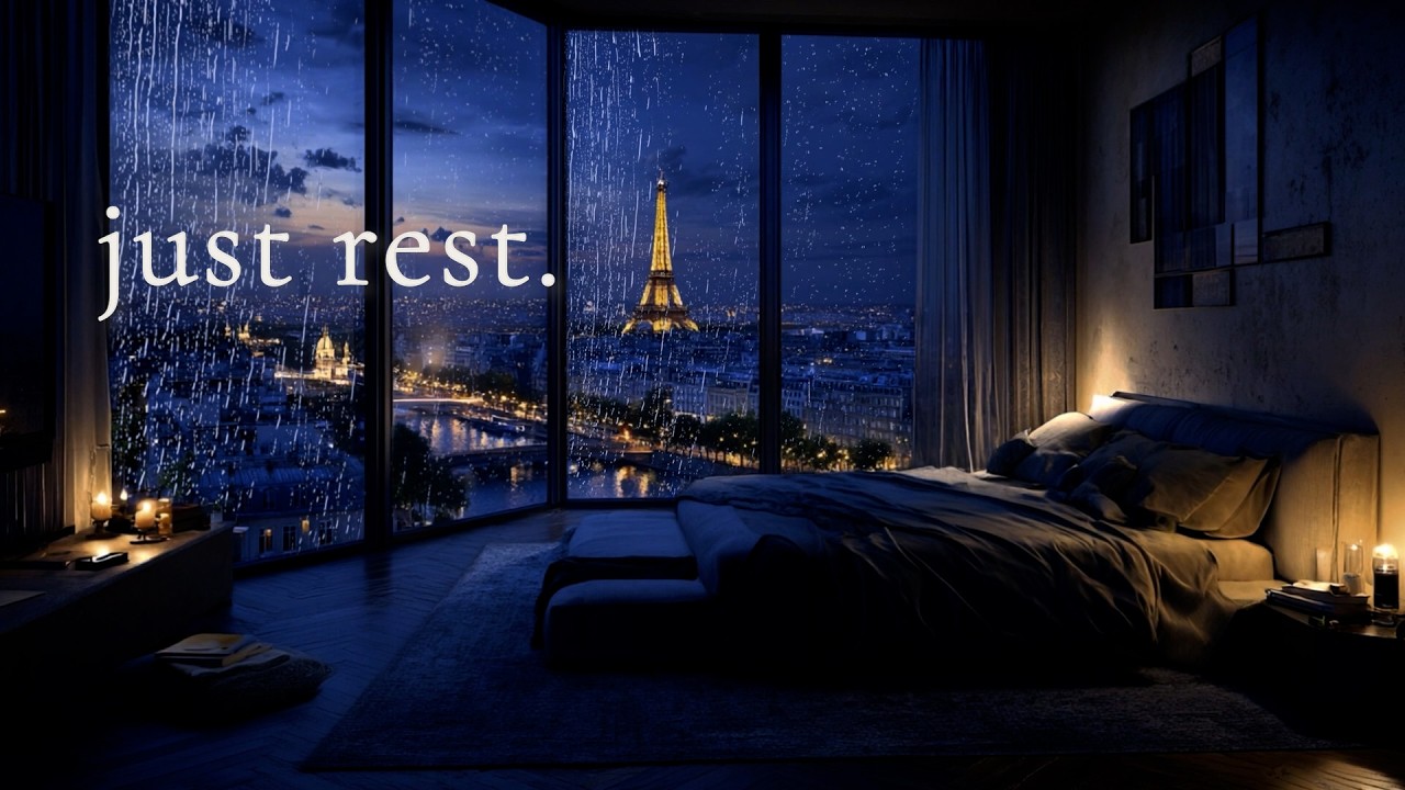 paris at night. you need some rest.