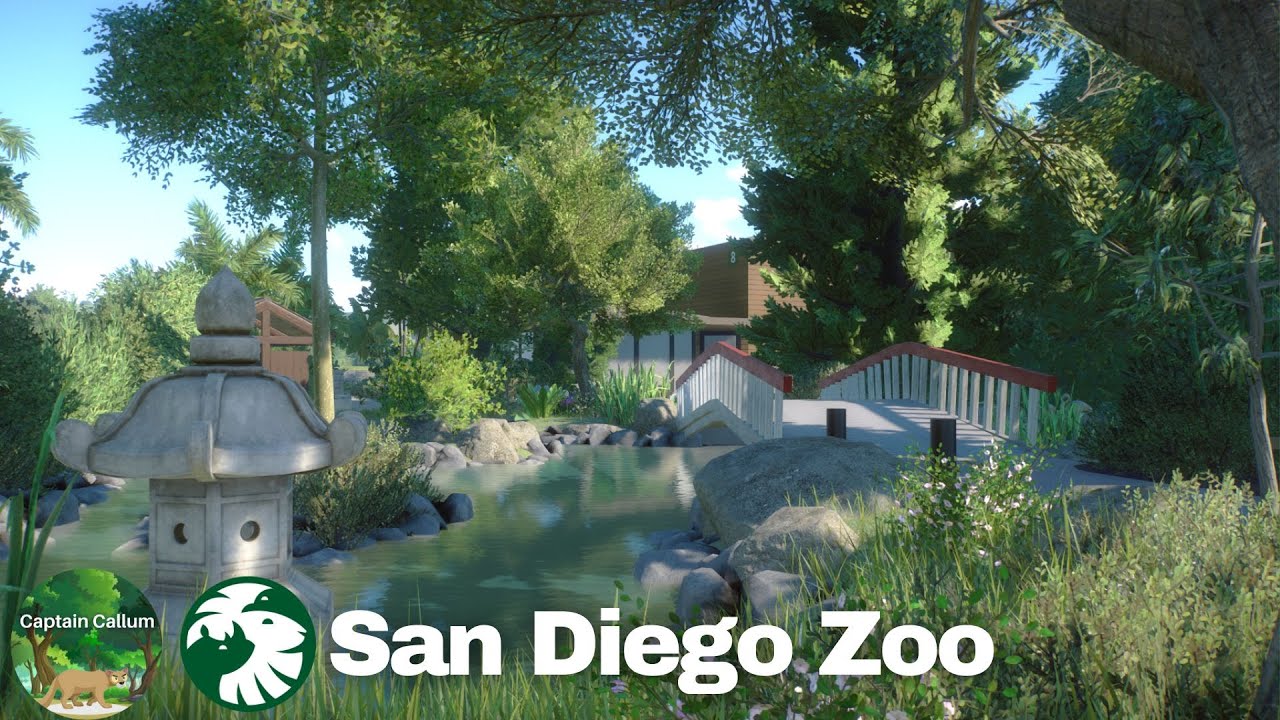 Terrace Lagoon | Zoo Entrance | San Diego Zoo in Planet Zoo Ep.1