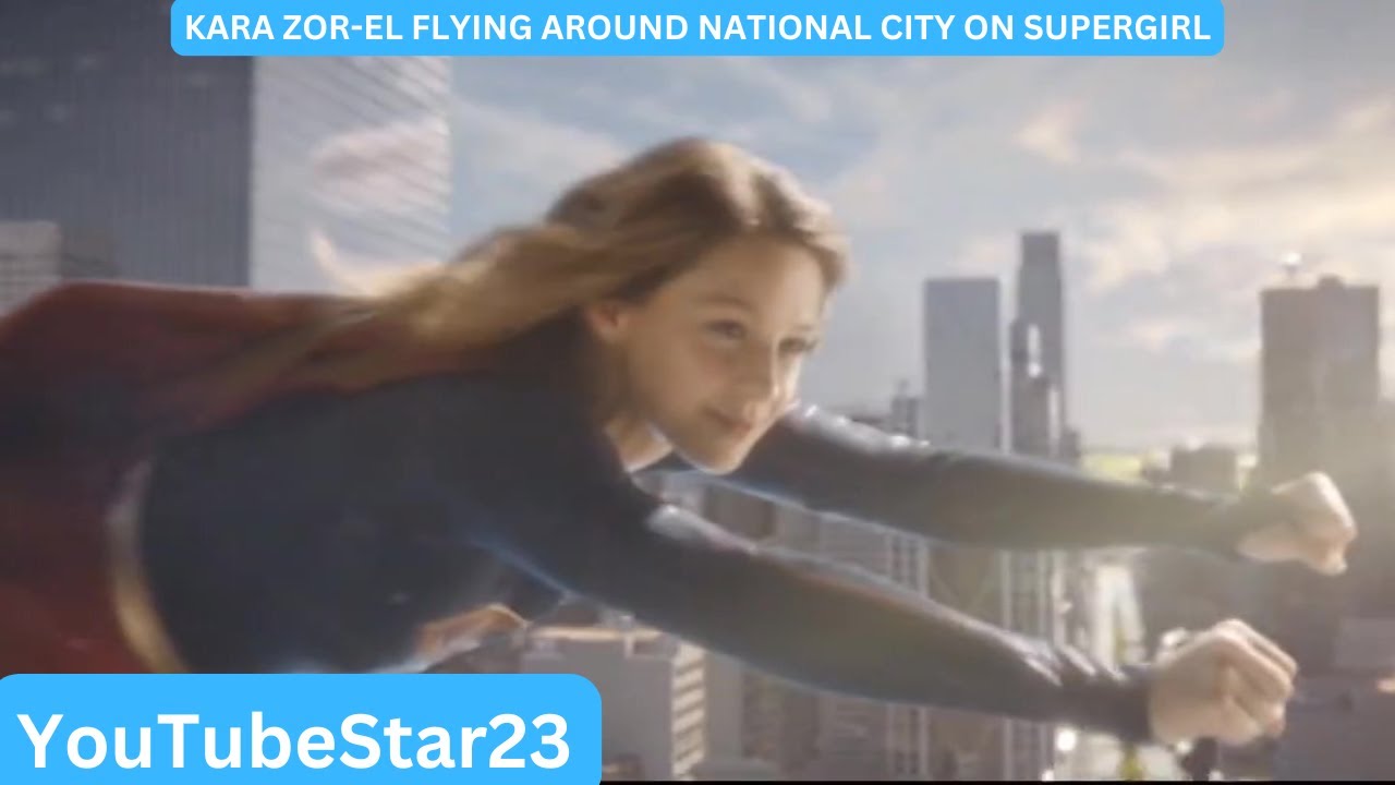 Kara Zor-El flying around National City for 3 minutes straight on Supergirl (Part 4)