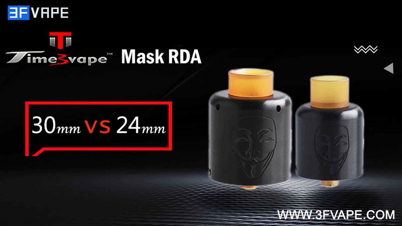Timesvape Mask RDA 30mm VS 24mm