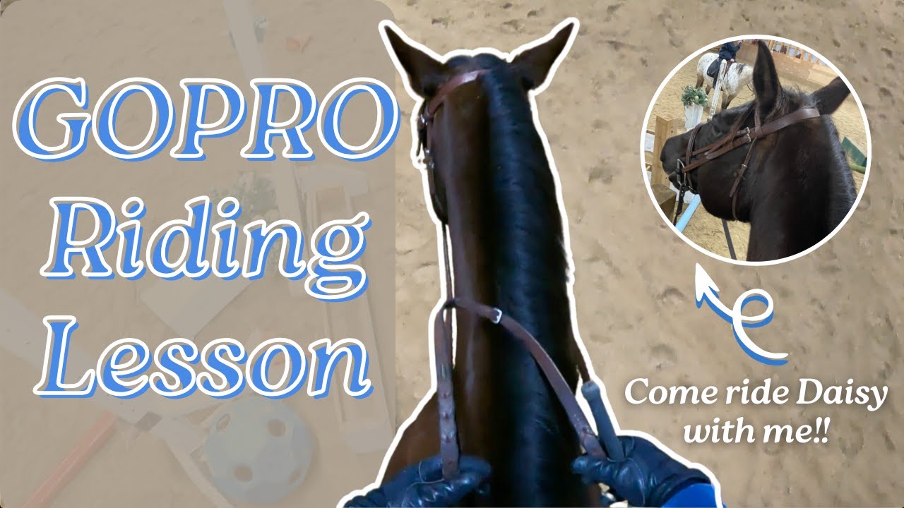 GOPRO HORSE RIDING VLOG | Come To The Barn With Me!