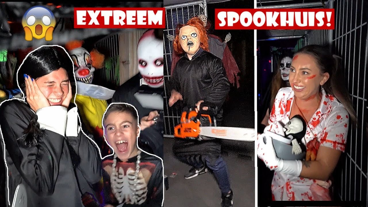 EXTREEM ENGE HAUNTED HOUSE IN ONZE ACHTERTUIN GEMAAKT! 😱*HALLOWEEN SPECIAL* 🎃| #741
