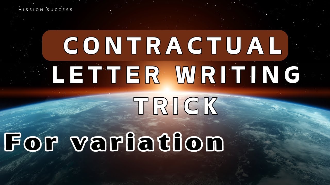 Contractual Letter என்டா  பயப்பட தேவையில்ல  #qsclub #quantitysurveying
