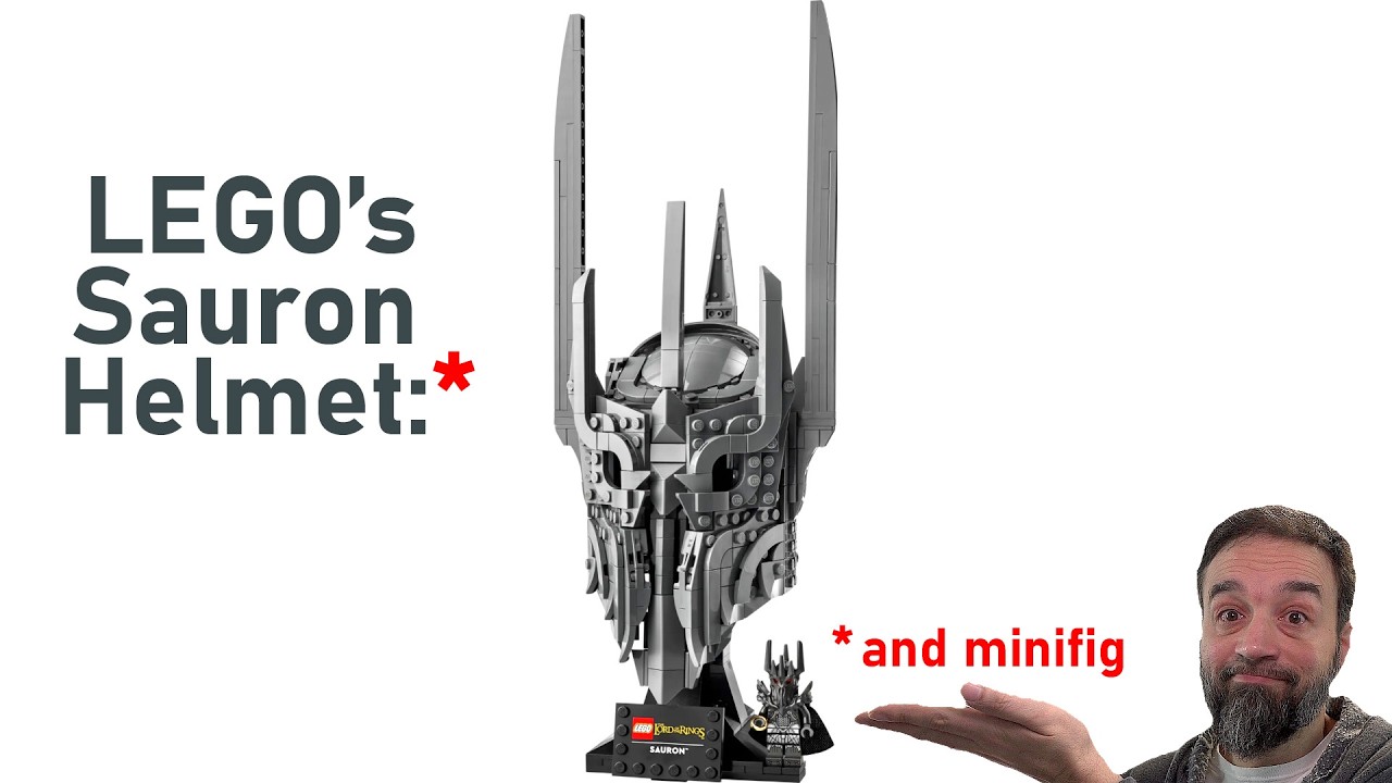LEGO Sauron minifig resellers are in a PANIC! Sauron Helmet brings some justice #NotSponsored 11373