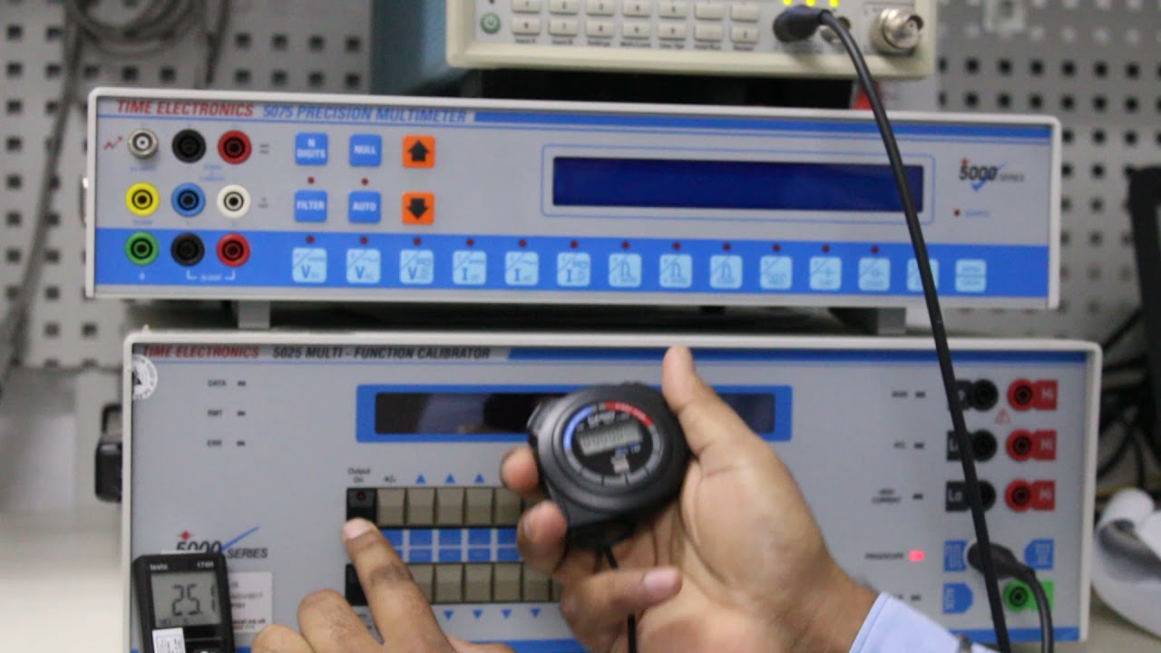 Calibration of Stop Watches/Timer