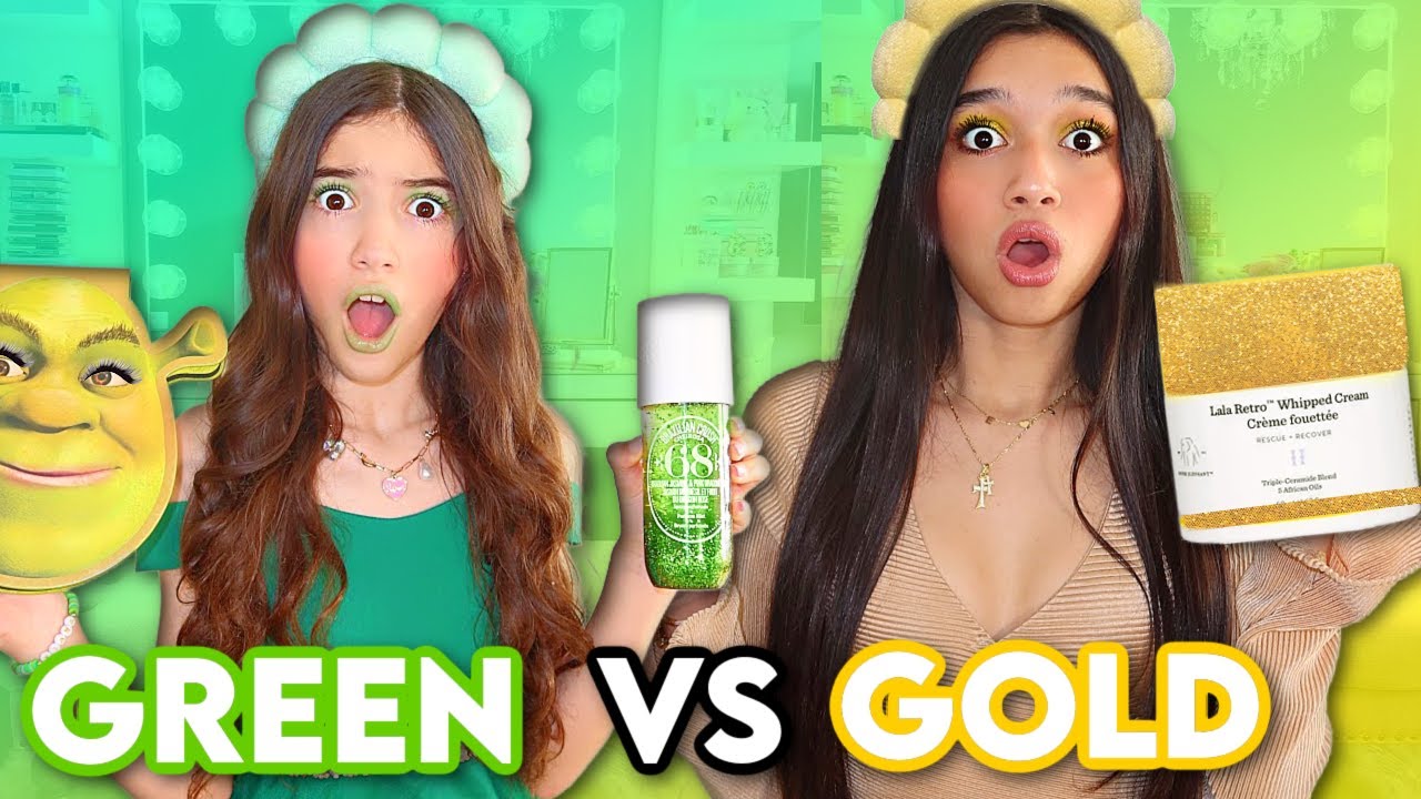 only using GREEN & GOLD MAKEUP|ST.PATRICKS DAY EDITION💚💛