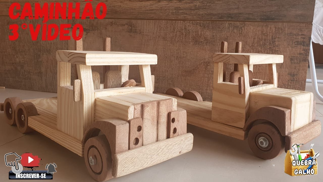 Como Fazer Caminhão de Madeira, 3ª Parte - Detalhes!