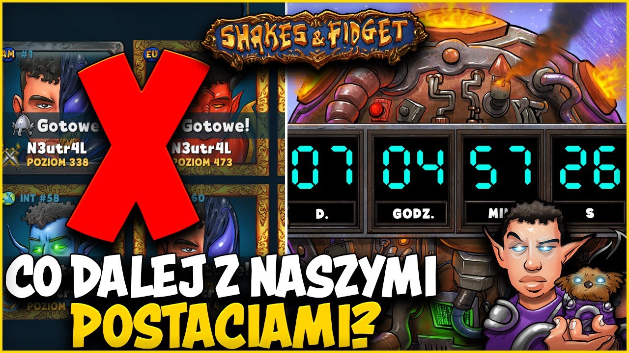 ⭐ DLACZEGO STARTUJE NA EU16? CO DALEJ Z MOIMI POSTACIAMI? ⭐ SHAKES & FIDGET ⭐ N3UTR4L ⭐