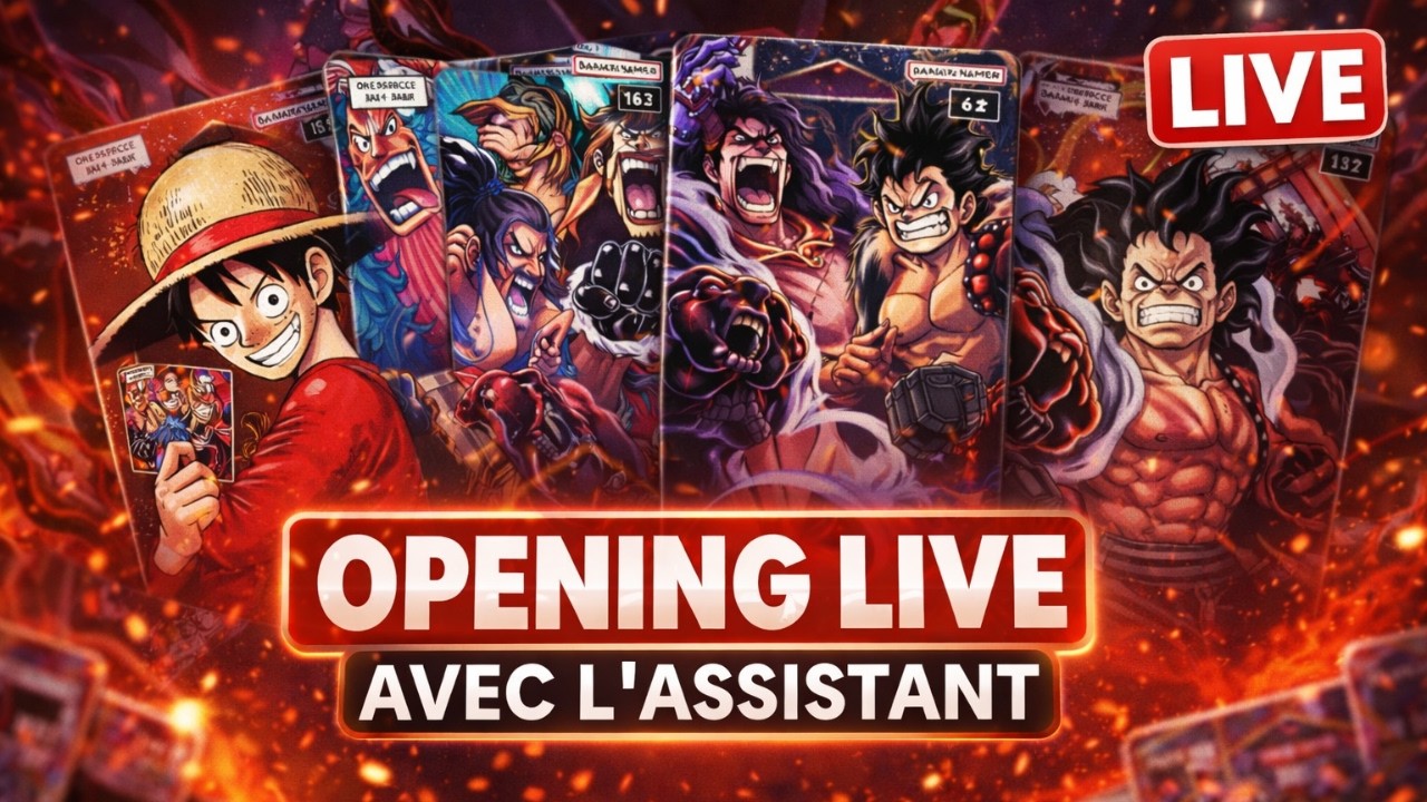 Ouverture OP13 FR avec l'assistant !! One Piece Card Game