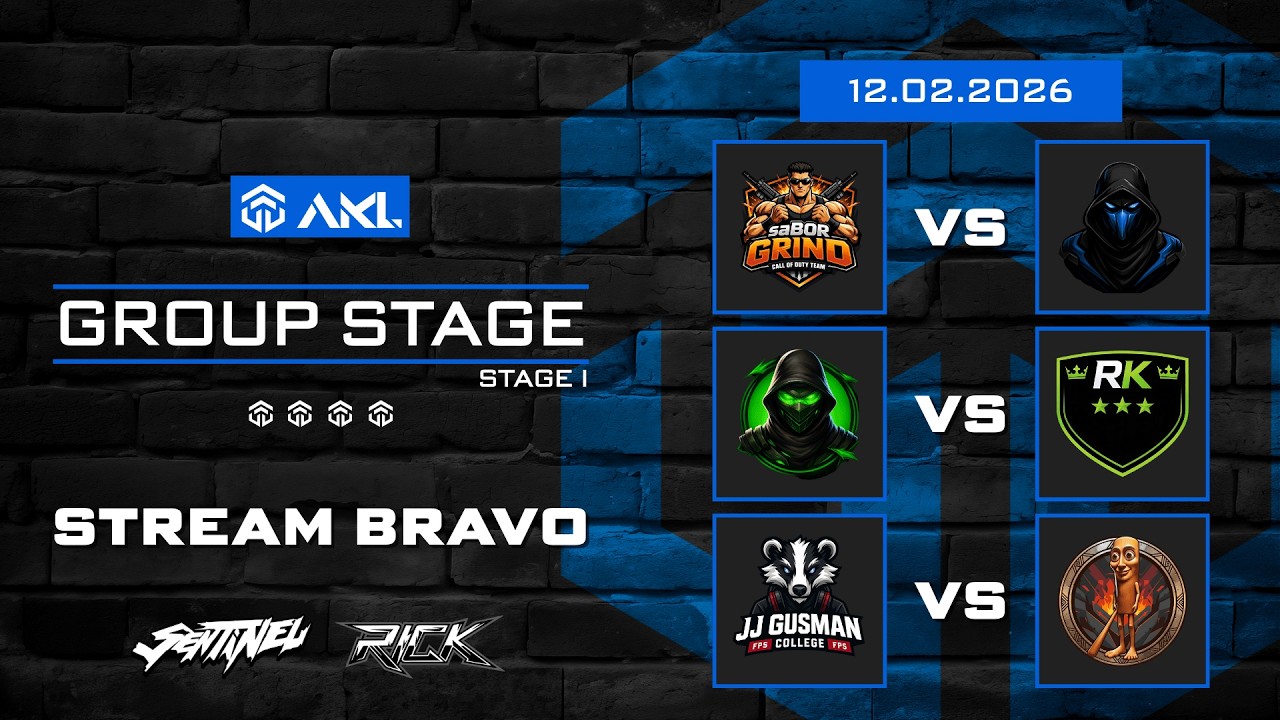 AKL 2026 - GROUPSTAGE - STREAM BRAVO - TORNEIO BO7