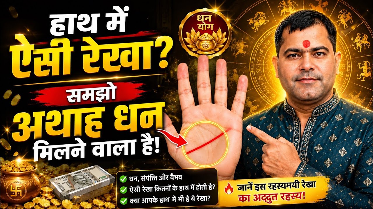 How Rahu Transforms A Road Owner Into A Millionaire? | Money Caused By Raahu | Rahu Line In Hand