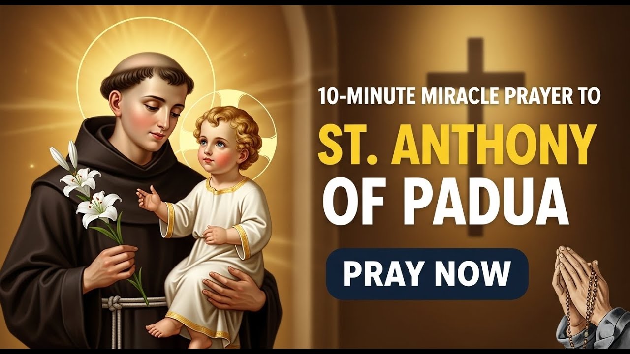 🙏 СИЛЬНАЯ МОЛИТВА, ПРИВЛЕКАЮЩАЯ БОЖЕСТВЕННУЮ ПОМОЩЬ ОТ БОГА 🙏МОЛИТВА СВЯТОМУ АНТОНИЮ🙏