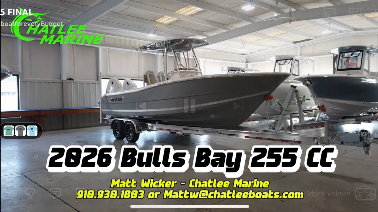 2026 BULLS BAY 255 CC! A BOAT FOR EVERY BUDGET!! UNDER 100K!!! SHOW PRICING GOING ON NOW, CALL TODAY