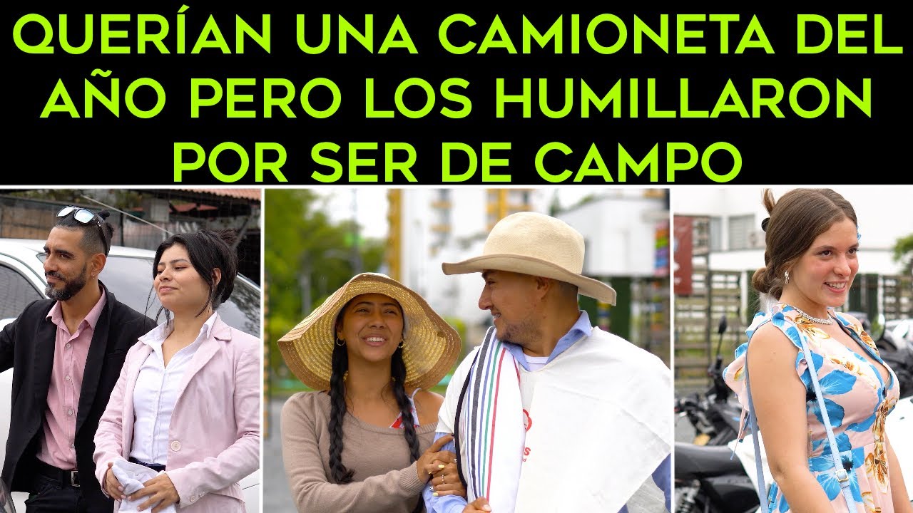Querían una camioneta del año pero los humillaron por ser de campo