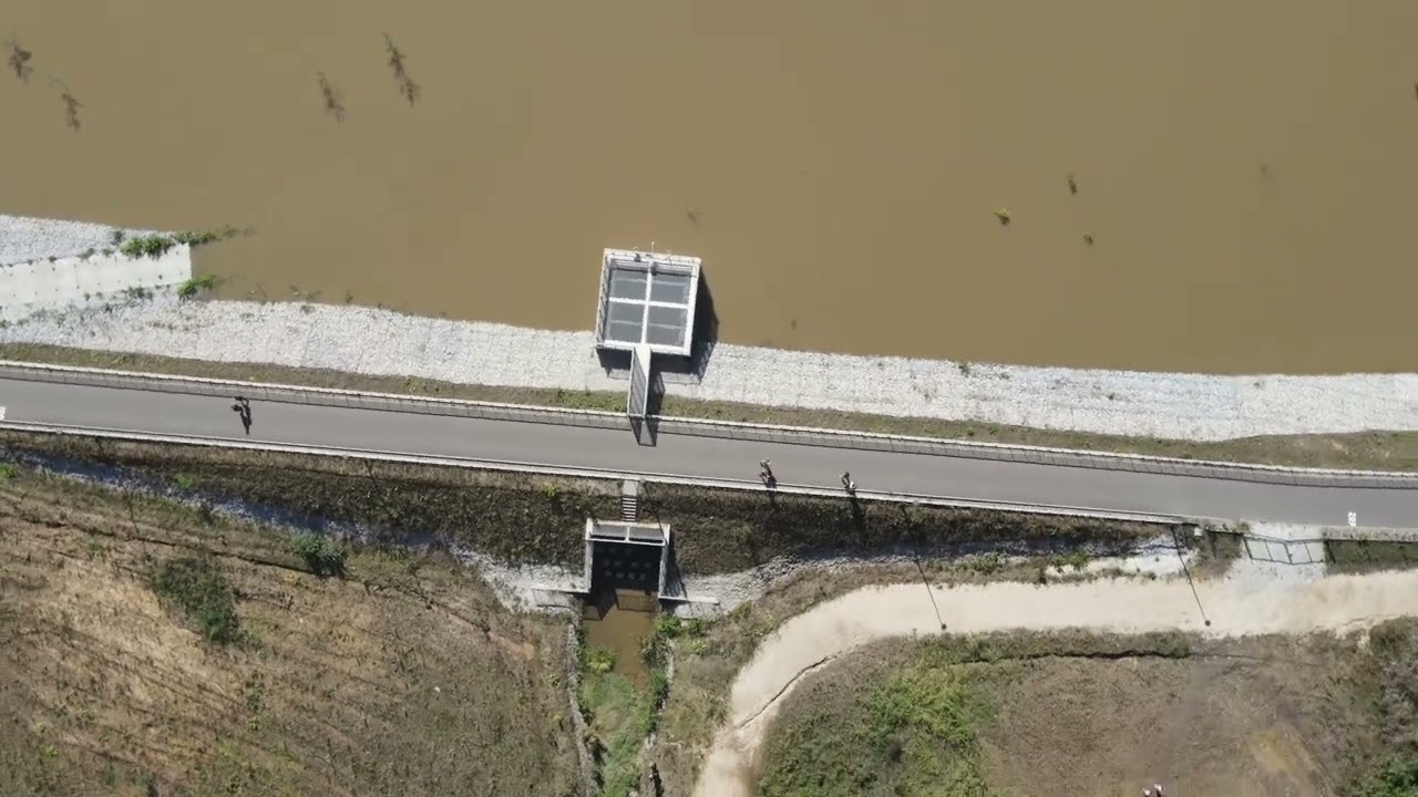 Gliwice Wilcze Doły, polder przyjął wodę – ujęcia z drona 4K pokazują skalę (wrzesień 2024)