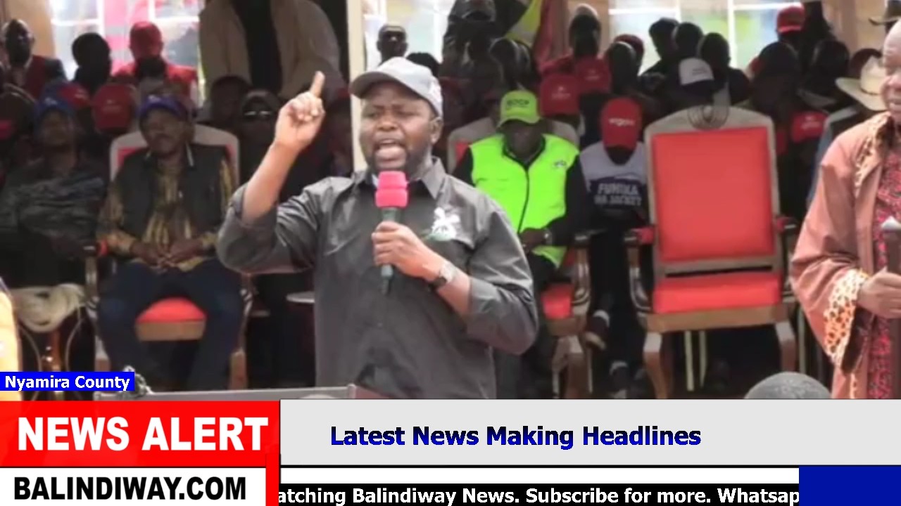 Listen to what George Natembeya said today in Nyamira as he destroy Kasongo in front of Gachagua!🔥