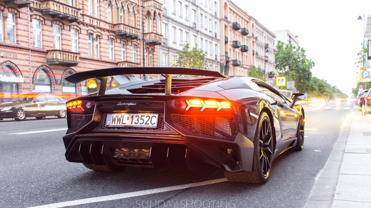 #21. Lambo Aventador LP750-4 SuperVeloce _ Acceleration in Warsaw