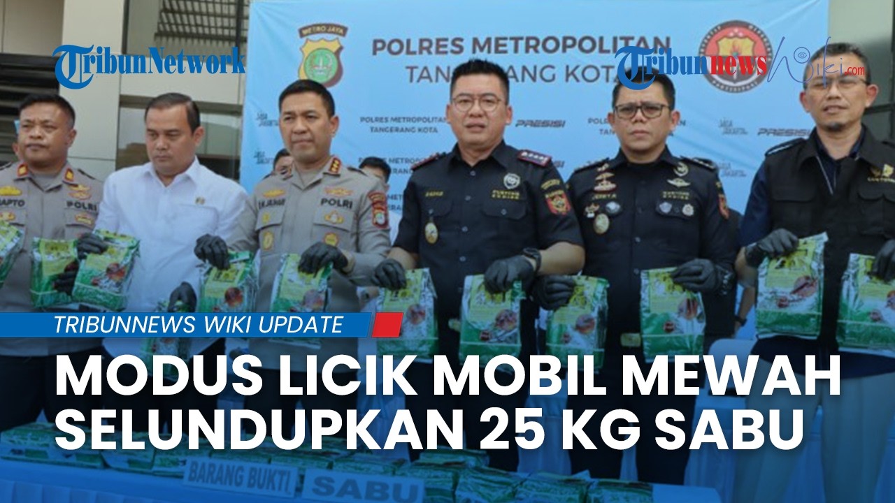 Penyelundupan 25 Kg Sabu Terungkap, Pelaku Gunakan Mobil Mewah untuk Kelabui Petugas