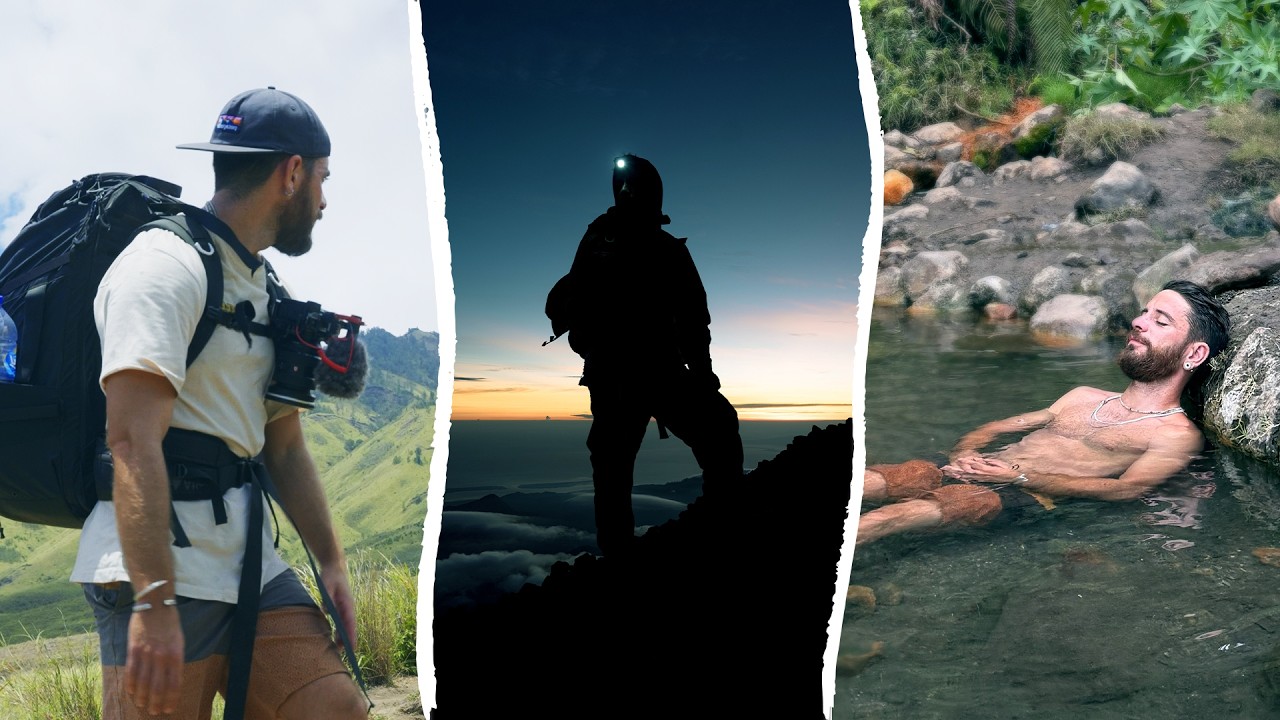 3 DIAS num VULCÃO ATIVO na Indonésia - Monte Rinjani