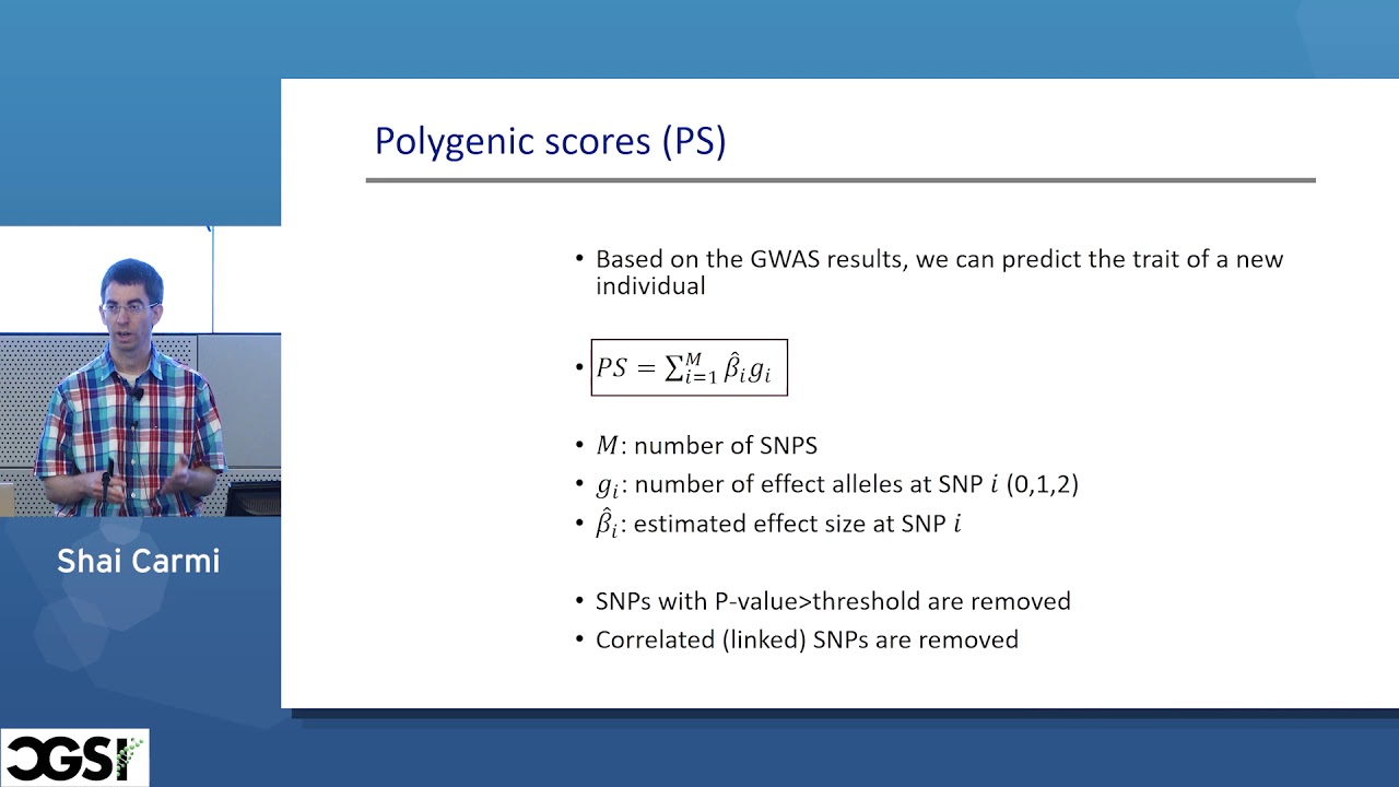 Shai Carmi | How Useful is Screening Human Embryos for Polygenic Traits? | CGSI 2019
