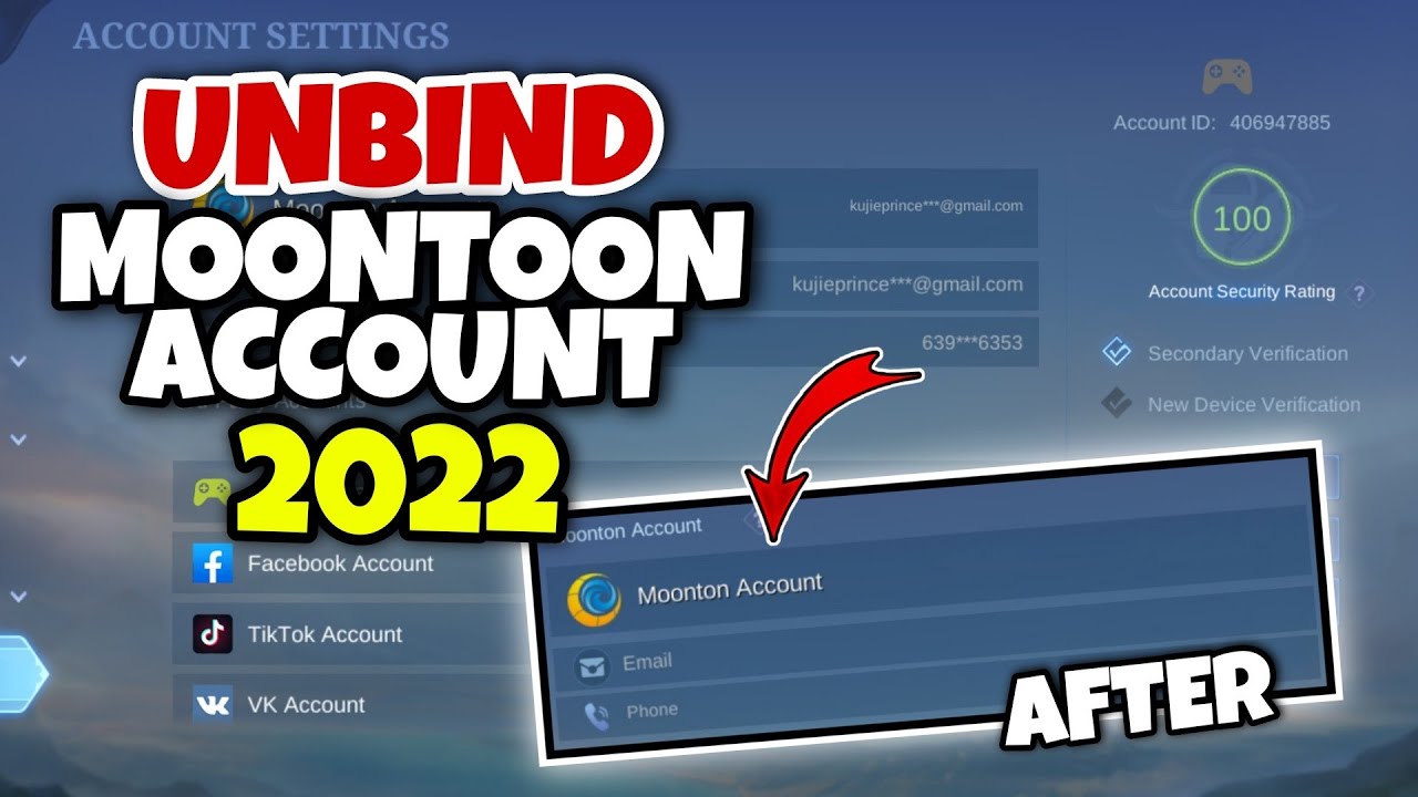HOW TO DISCONNECT MOONTOON ACCOUNT 2022 | How To UNBIND Moontoon Account in Mobile Legends 2022