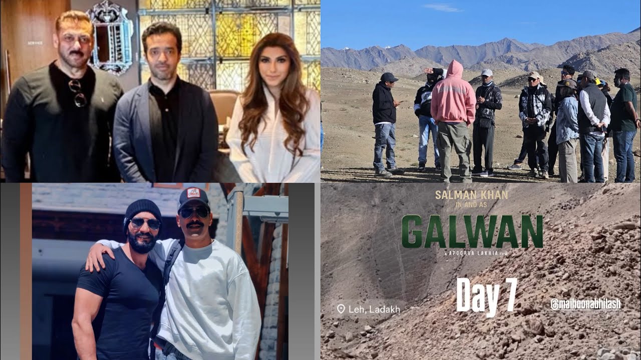 Exclusive From Sets Of Salman Khan’s Day 7 Of Battle Of Galwan Movie Shooting Salman Khan’s Latest🔥