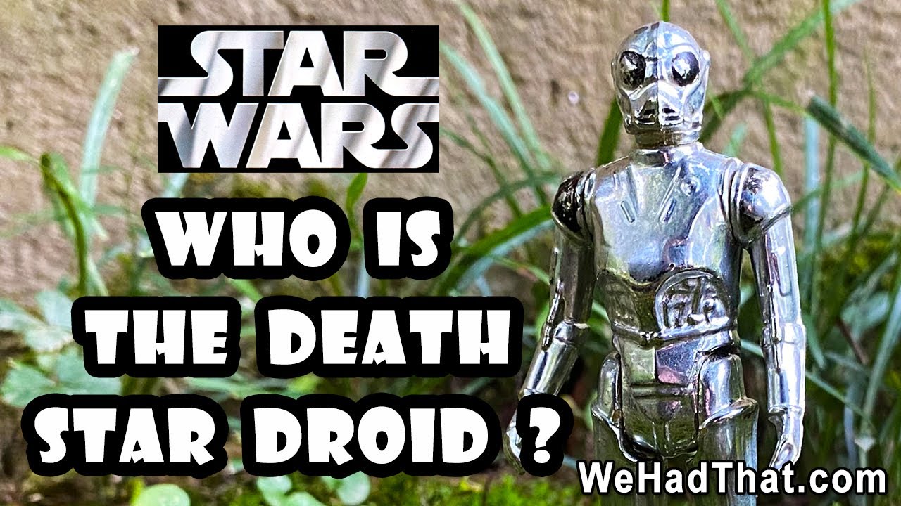 Vintage Star Wars Death Star Droid / RA-7 action figure review Kenner 1978