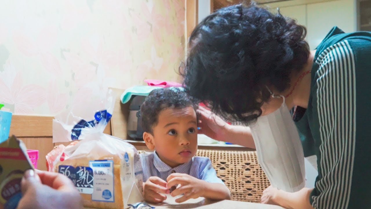 KOREAN GRANDMA'S REACTION TO MY SON'S HAIRCUT