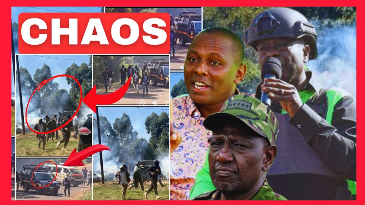 🔥KIKUYU on FIRE! GACHAGUA Rally SHOCKING Scenes as Ichungwah GOONS Take OVER Ruto POLICE Stranded!!