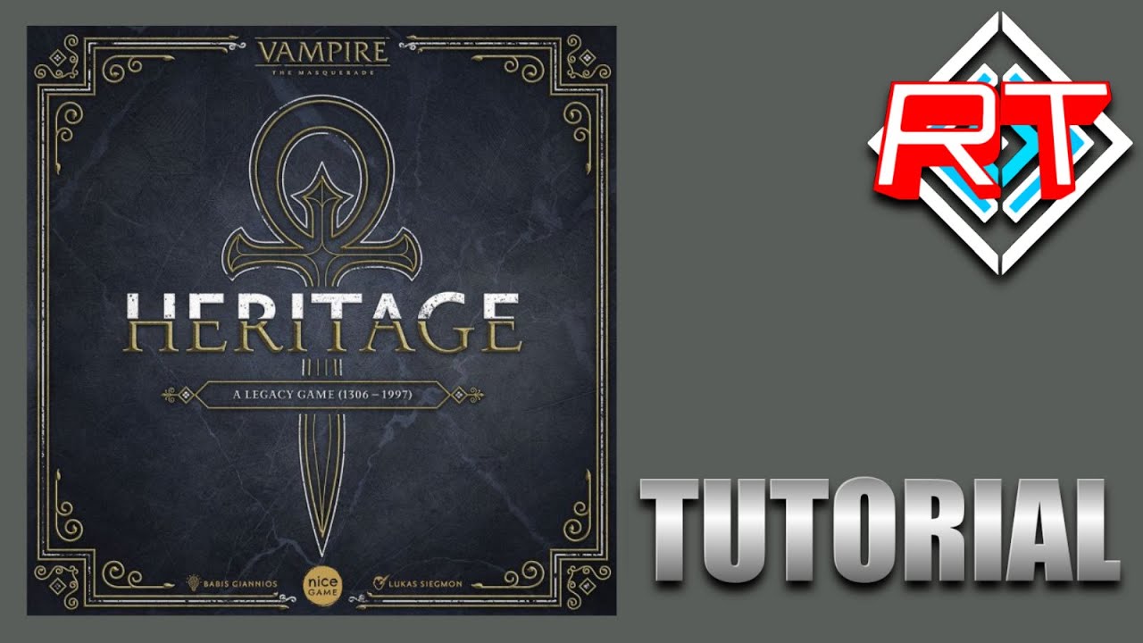Vampire the Masquerade Heritage Tutorial #1 esempio di partita 2 giocatori gioco da tavolo italiano