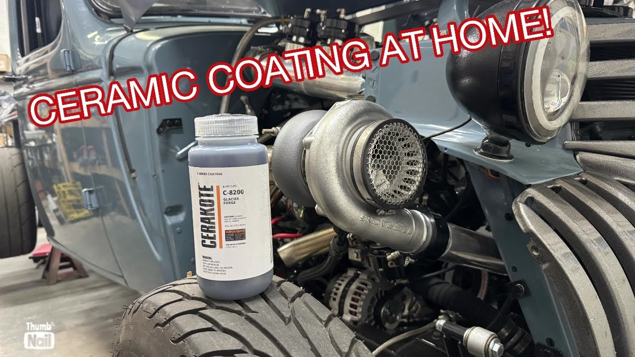DIY Ceramic Coating Your Turbo and Other Exhaust Parts Easily.
