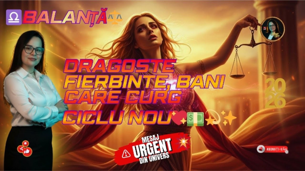 ♎BALANȚĂ⚖️2026 Sosește cu Vindecare, Pasiune Arzătoare și Prosperitate Deschisă✨💖💵💫✨