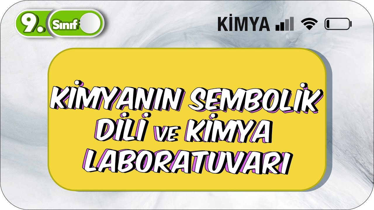 Kimyanın Sembolik Dili | Özet Anlatım | 9. Sınıf Kimya #2023