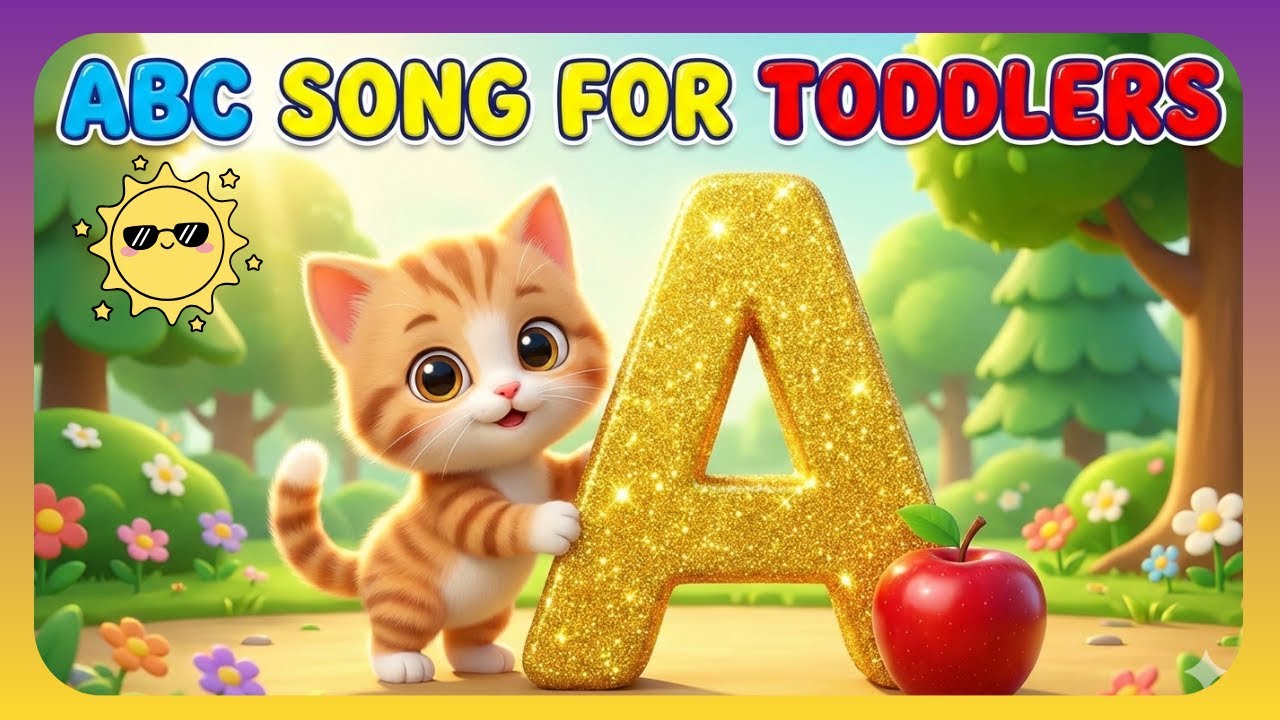 ABC Alphabet Song 🎵 | A to Z Learning for Toddlers & Preschool Kids