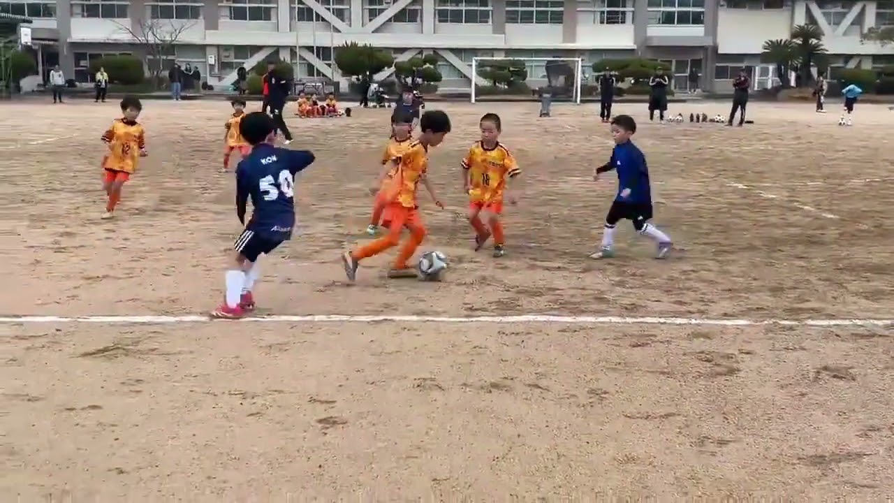 U-8TRM 川西🆚アルバ前半2-1(ルキ×2)