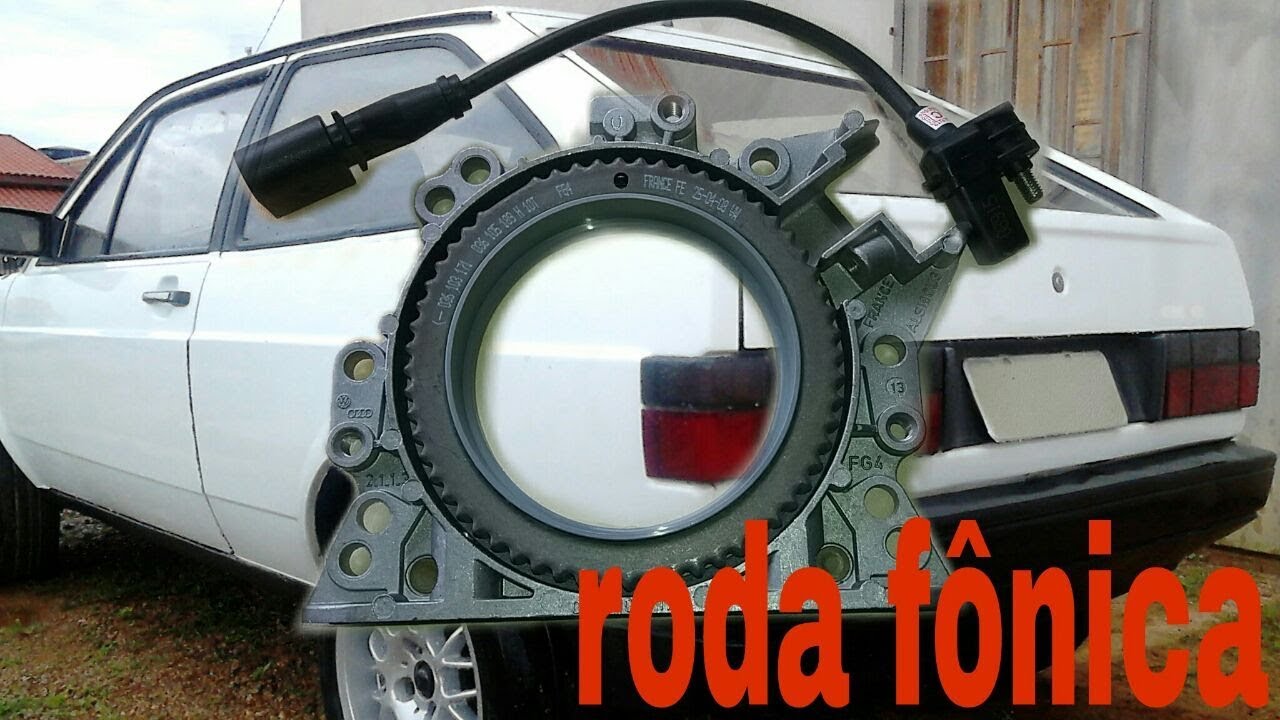 Roda fônica em Gol quadrado
