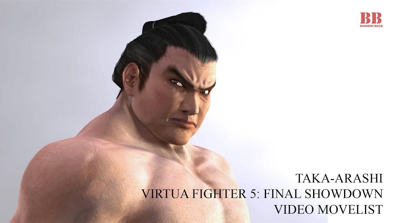 Virtua Fighter 5 FS - Video Movelist - Taka-Arashi
