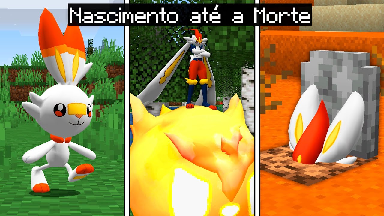 CICLO DE VIDA DE POKÉMON INICIAL NO MINECRAFT PIXELMON