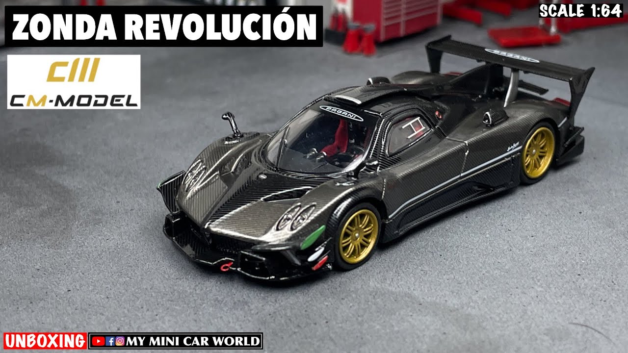 『MY MINI CAR WORLD』UNBOXING CM MODEL 1/64 ZONDA REVOLUCIÓN