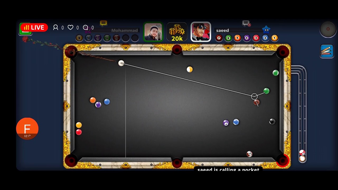 8ball pool pro player