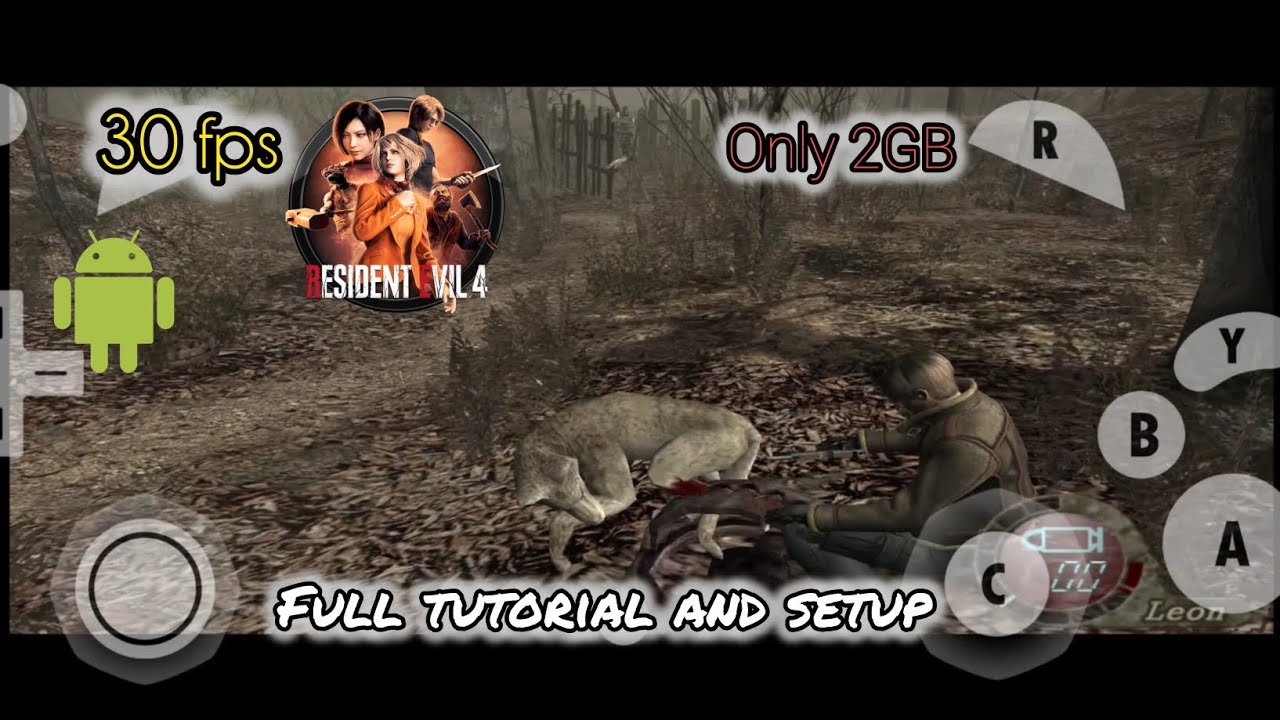 Resident Evil 4 mobile full tutorial and setup for android 