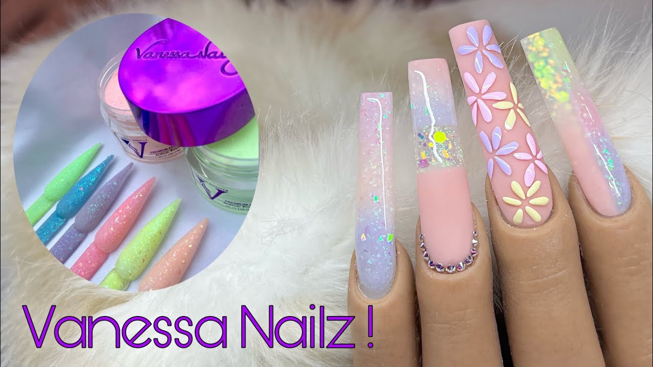 I Tested Vanessa Nailz Acrylic! + Spring Nail Art Tutorial