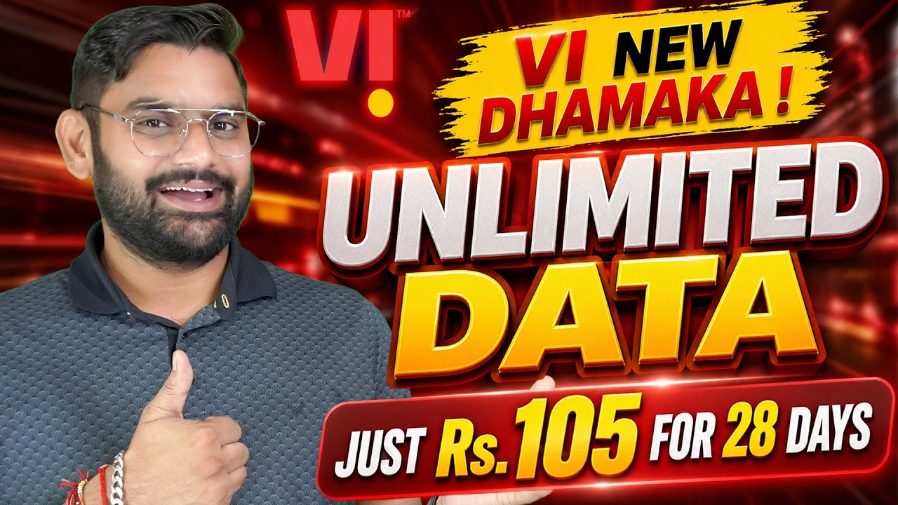 Vi ₹105 Unlimited Data Plan Truth 🔥 No Validity? Full Review!